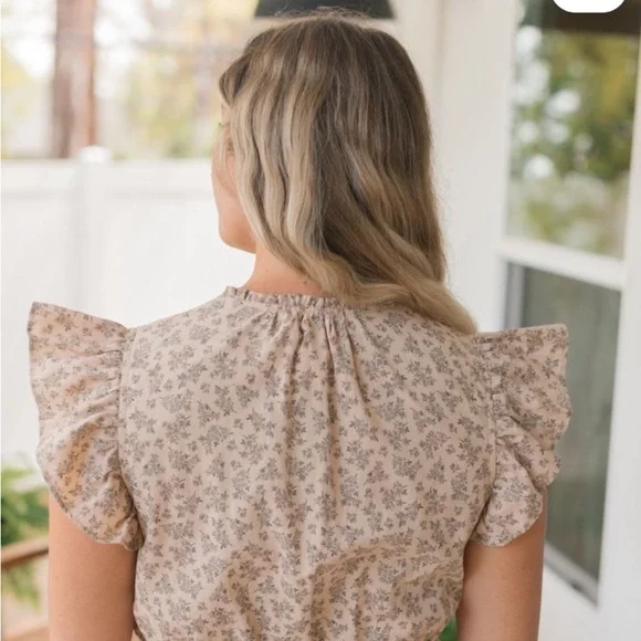 NWT Neuflora Manchester dress-blush floral - Picture 2 of 8